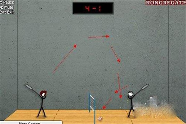 火柴人打羽毛球手机版(Stickman Badminton)