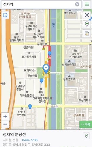 navermap韩国地图